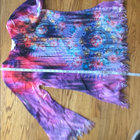 NWOT Beautiful Sheer Top -  Harlow Zee - Size S - Picture 5 of 7